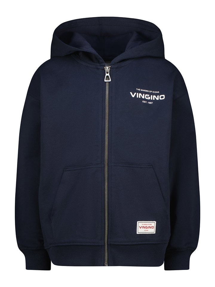Sweatjacke in Dunkelblau