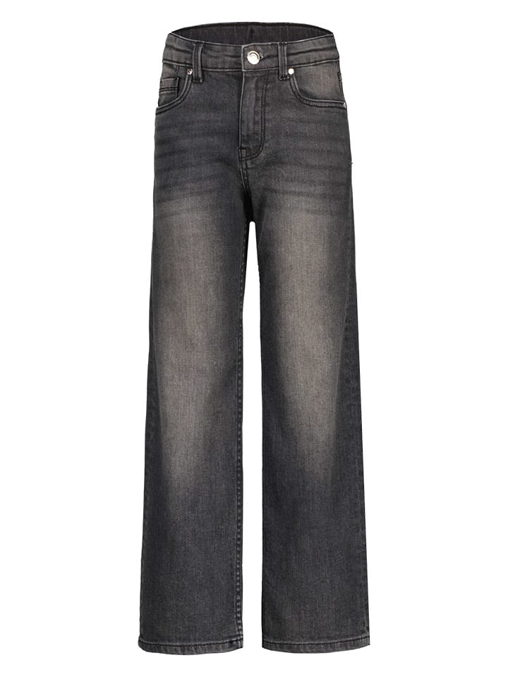 Spijkerbroek "Missouri" - wide leg - antraciet