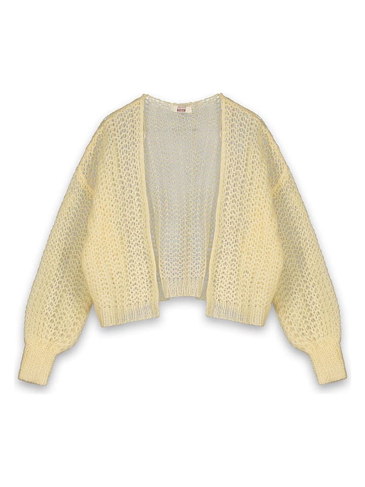 Cardigan "Limestone" in Gelb