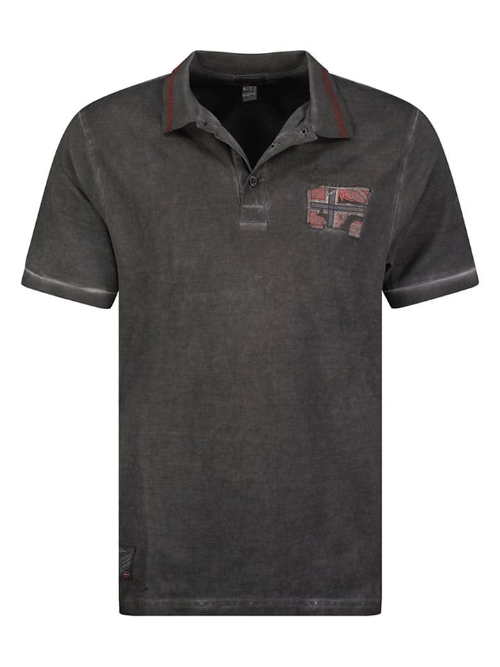 Poloshirt in Schwarz