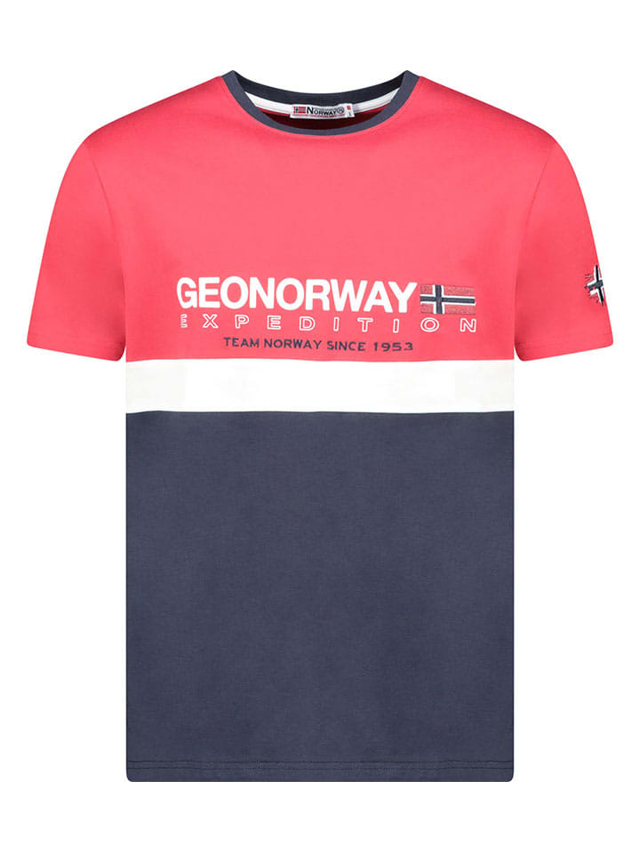 Shirt "Jollegio" in Rot/ Weiß/ Dunkelblau