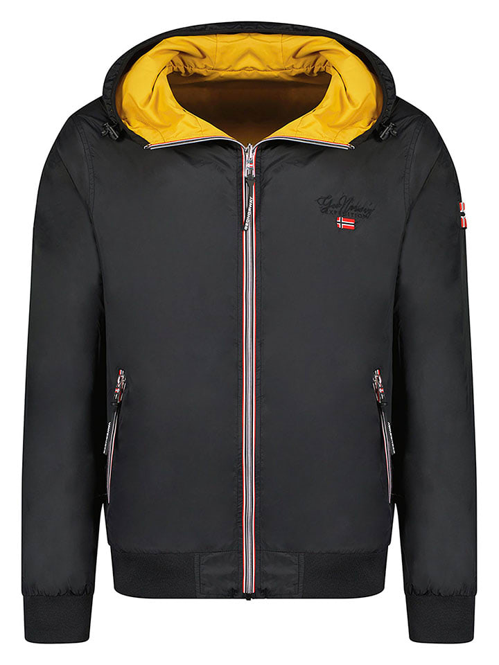 Übergangsjacke "Arrivial" in Schwarz/ Gelb