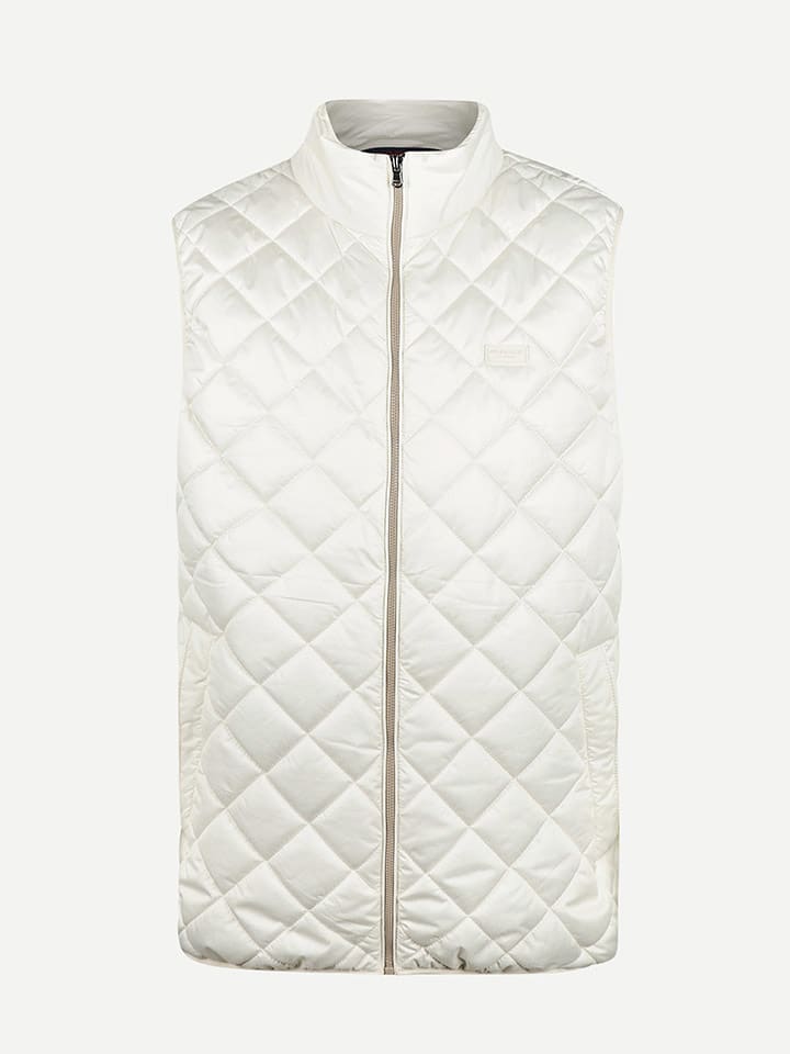Steppweste in Creme