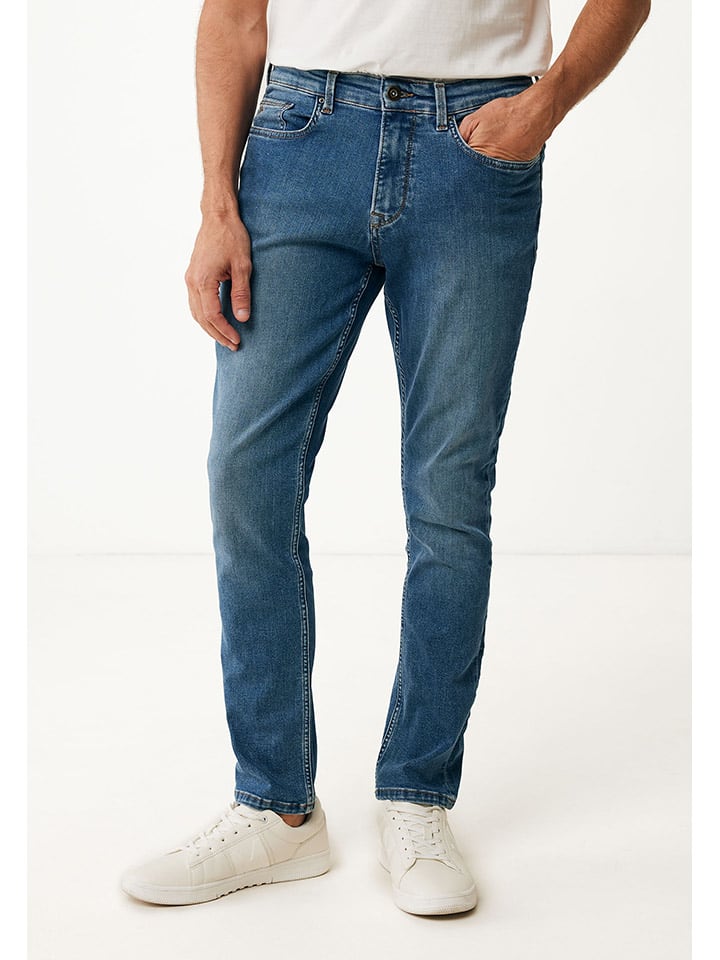 Dżinsy "Logan" - Slim fit - w kolorze niebieskim