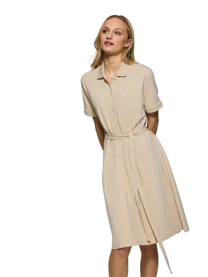 Kleid in Beige
