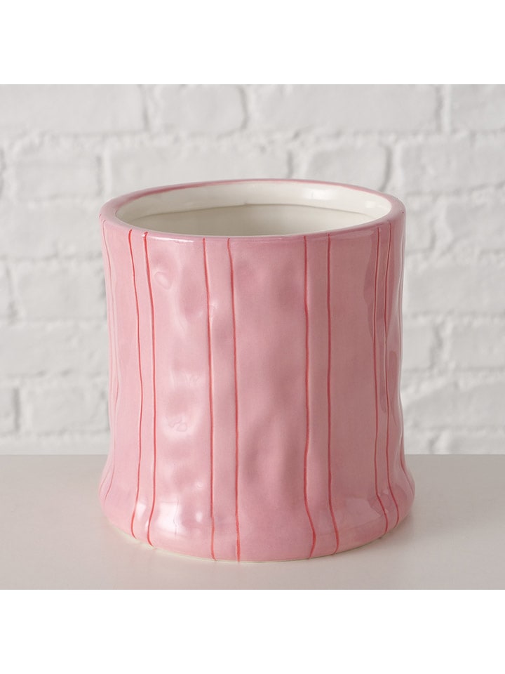 Übertopf "Nordica" in Rosa - (H)12 x Ø 12,5 cm