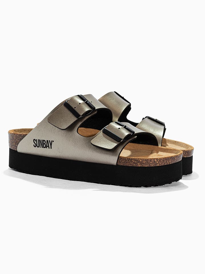 Slippers "Edelweiß" goudkleurig