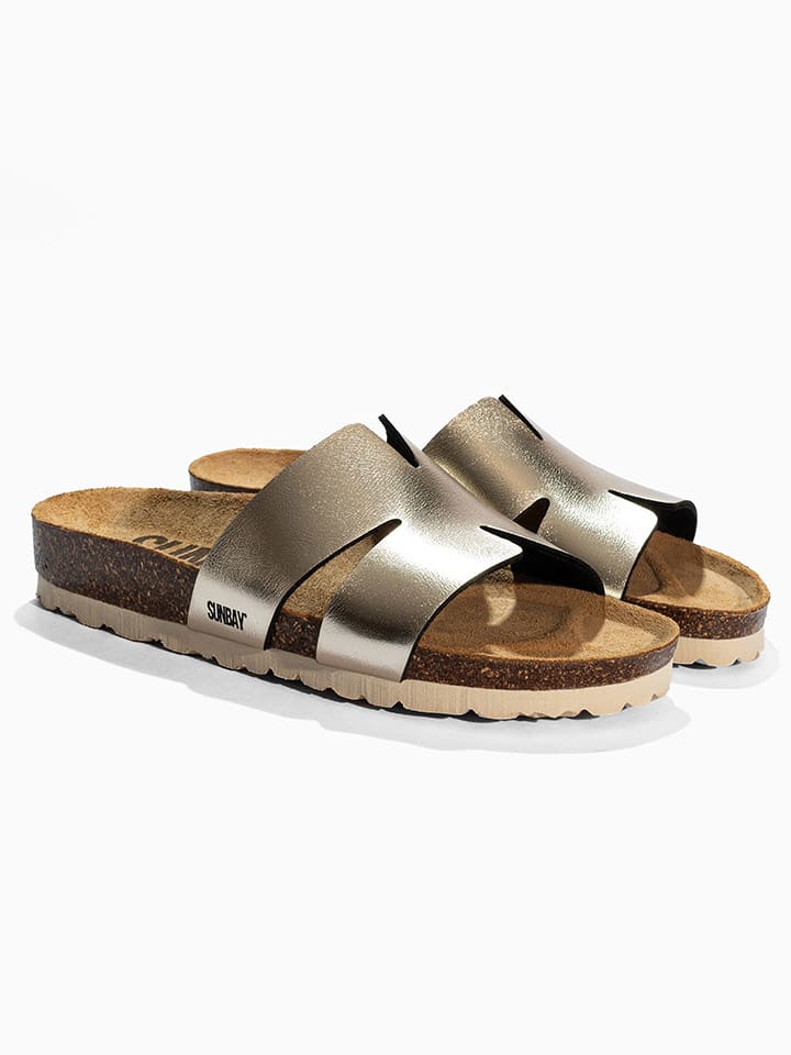 Slippers "Jeel" goudkleurig