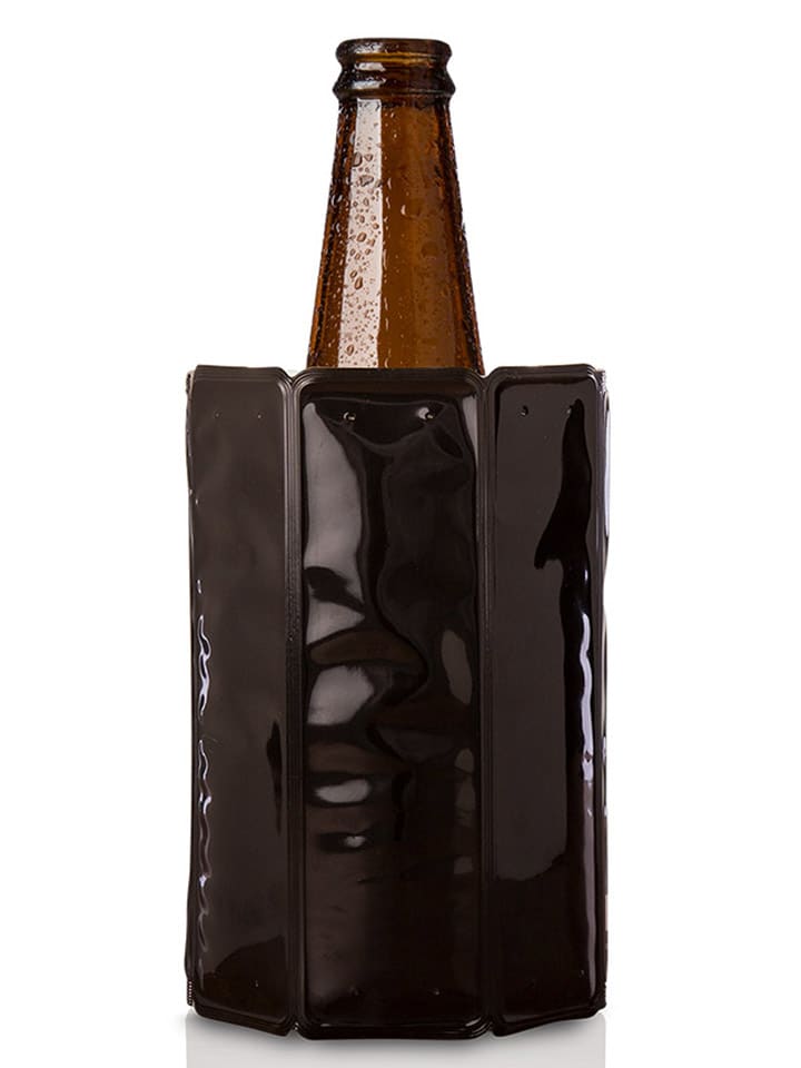 Bierkühler in Schwarz - (H)11,5 x Ø 8 cm