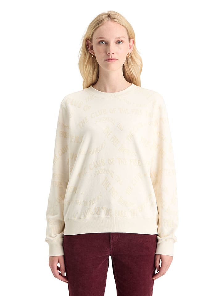 Bluza w kolorze kremowym