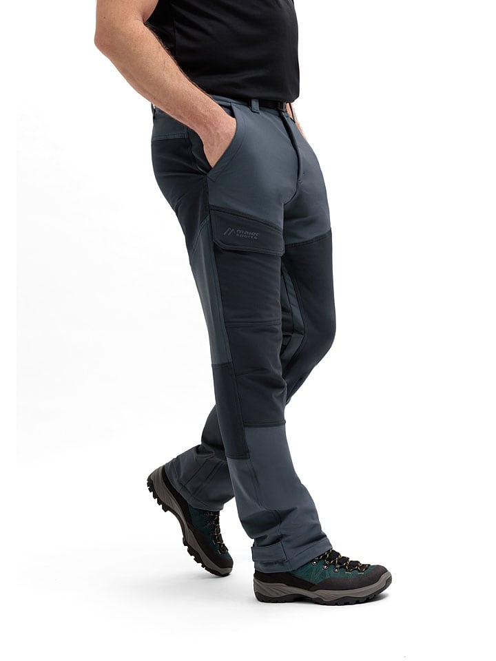 Funktionshose "Fleeceflex" in Dunkelblau/ Schwarz