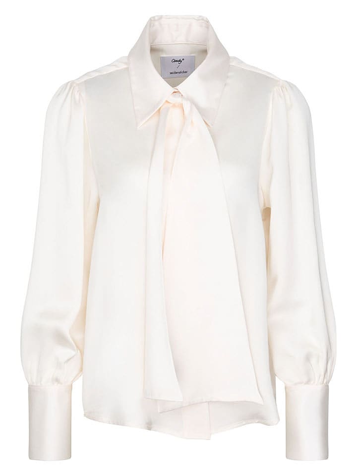 Bluse in Creme