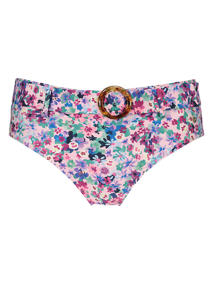 Bikini-Hose "Scatter" in Rosa/ Blau