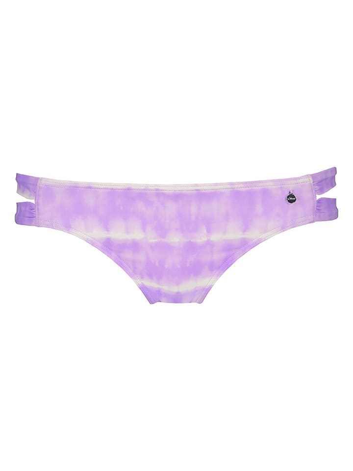 Figi bikini "Enja" w kolorze lawendowo-białym