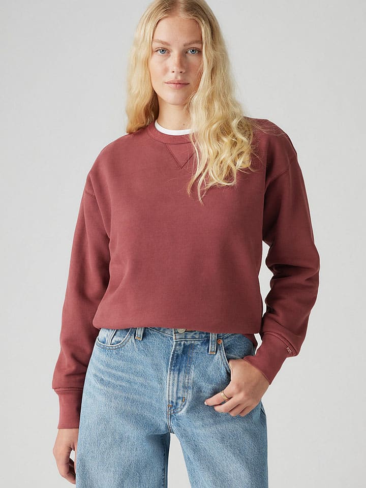 Idealo Levis Pullover Rot Damen Kapuze Levis Damen Sweatshirt