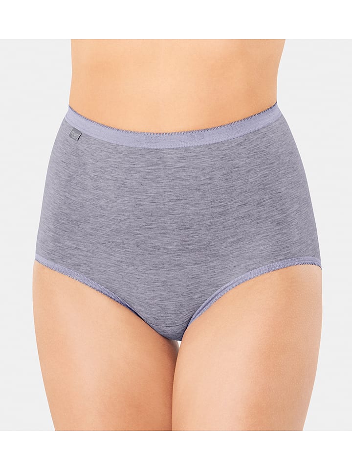 Figi high waist w kolorze szarym