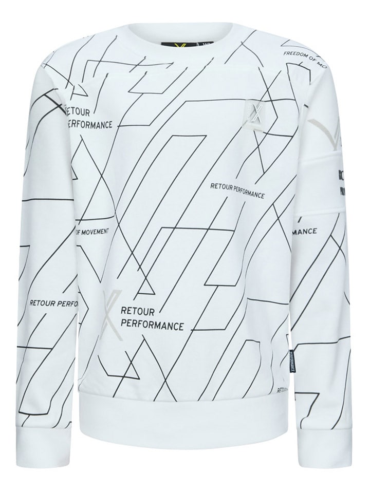 Sweatshirt "Skill" in Weiß