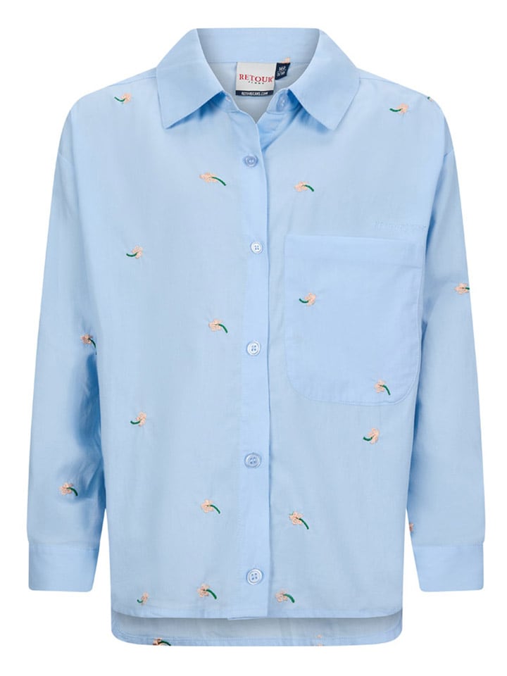 Bluse "Patty" in Hellblau