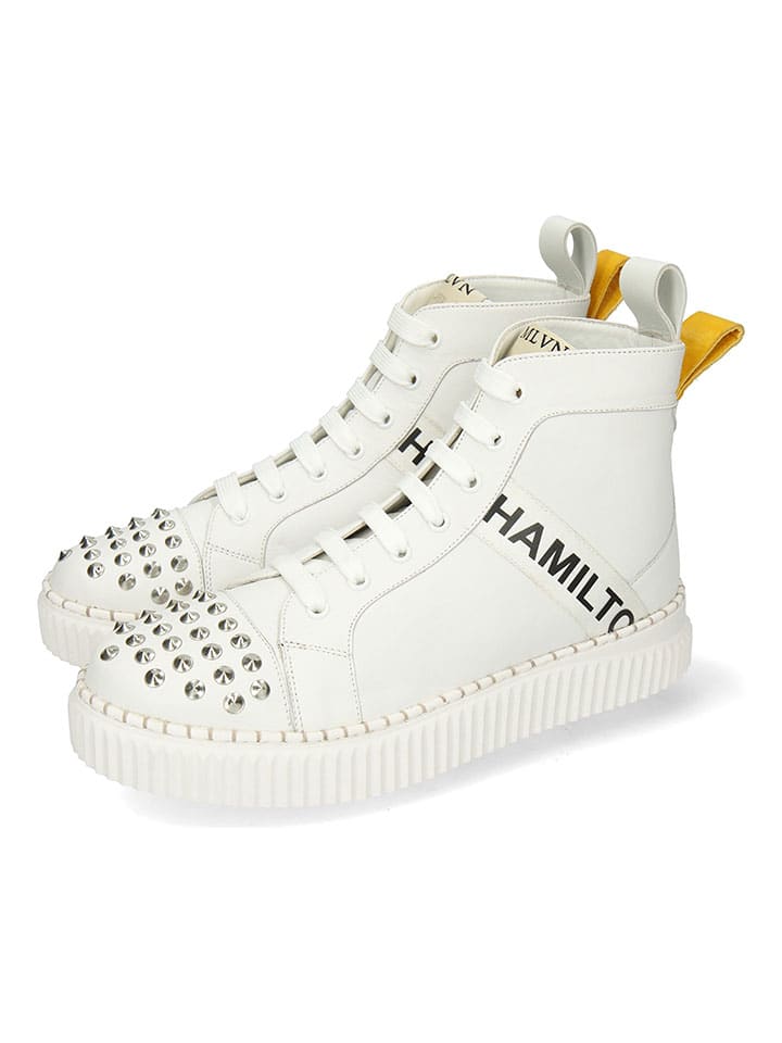 Leder-Sneakers "Nuri" in Weiß