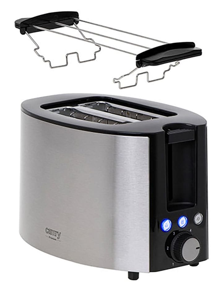 Toster "CR 3215" w kolorze srebrnym