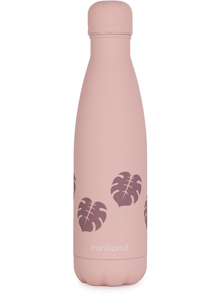 Thermoflasche "Leaves" in Rosa - 500 ml