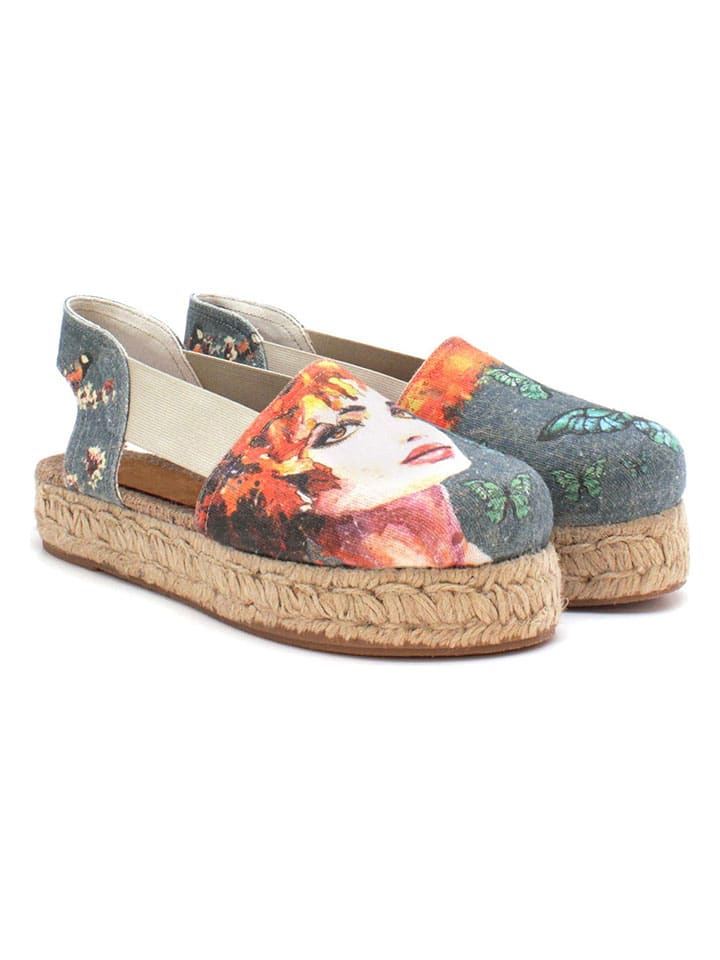 Espadryle ze wzorem