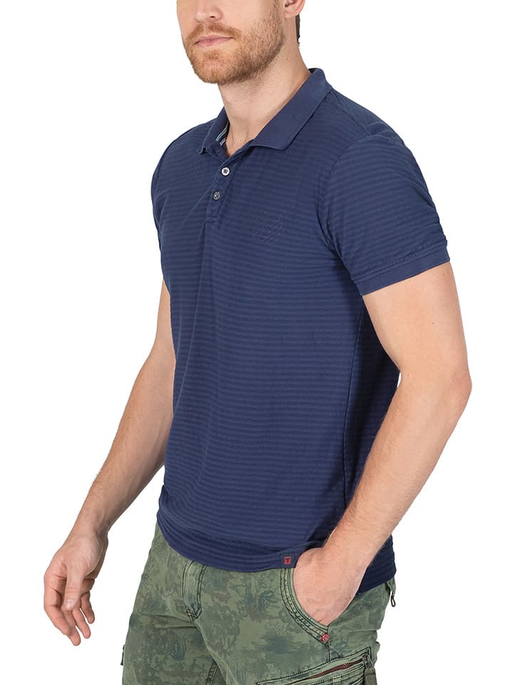 Koszulka polo w kolorze niebieskim