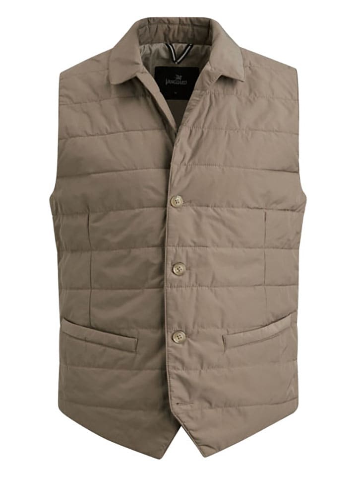 Steppweste in Beige