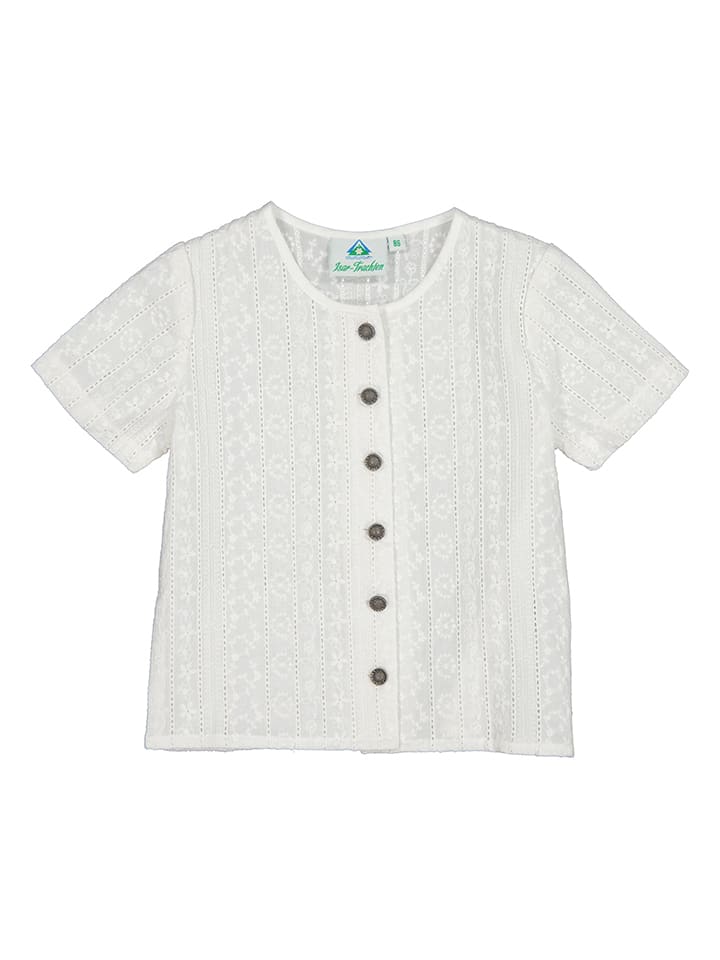 Dirndlbluse in Weiß