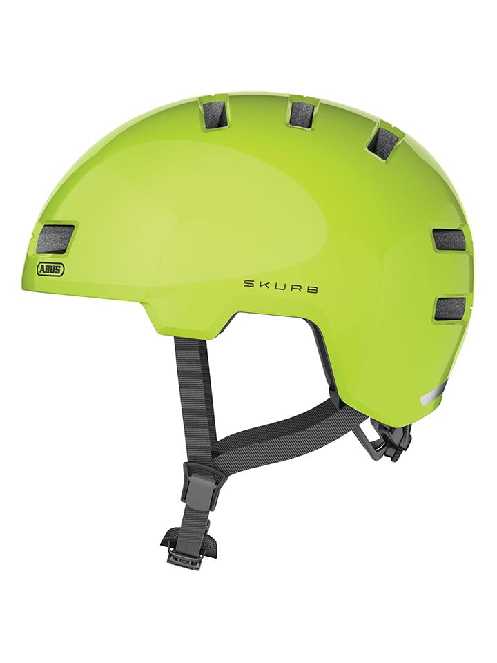 Kask rowerowy "Skurb" w kolorze żółtym
