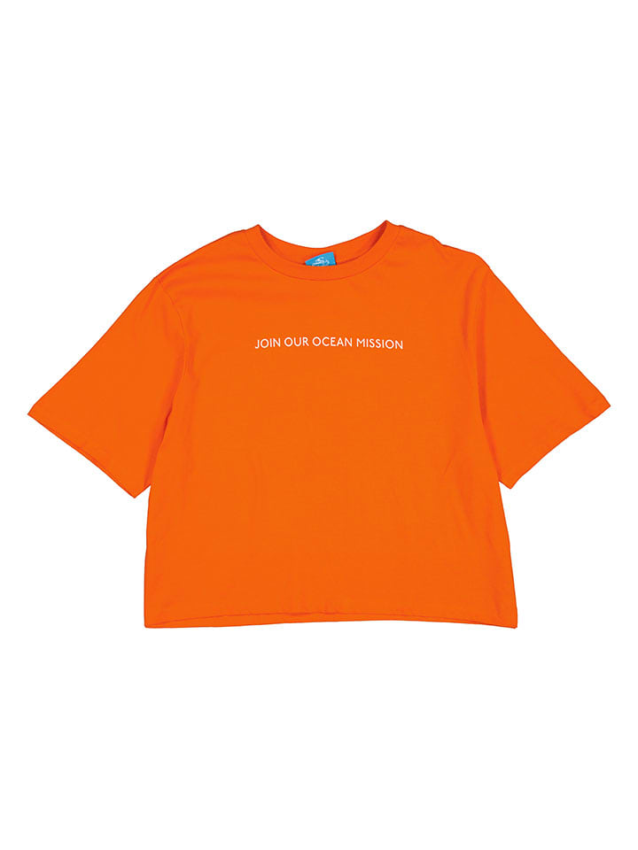 Shirt "Join Our Mission" in Orange