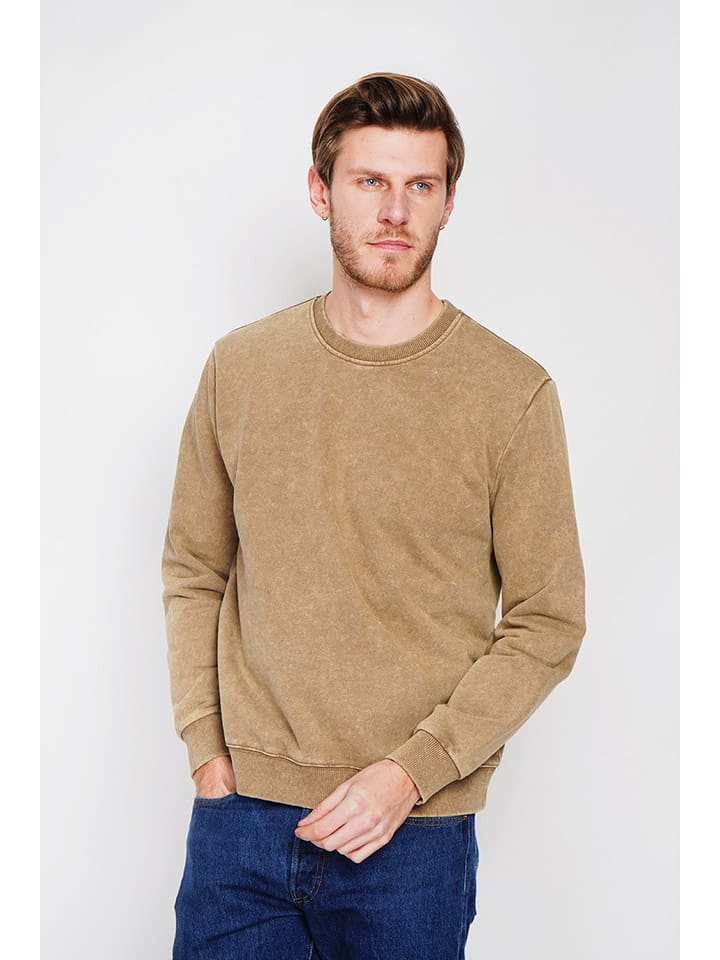 Sweatshirt lichtbruin