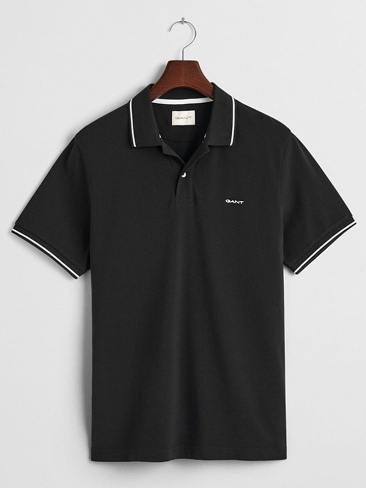 Poloshirt in Schwarz
