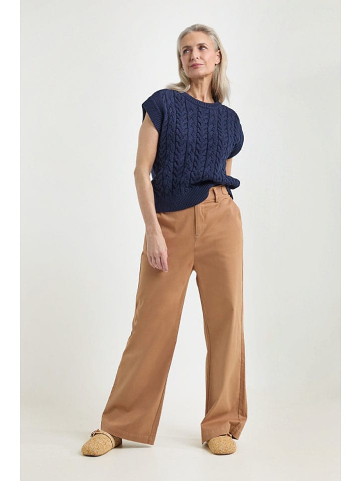 Marlenehose "Jelmer" in Hellbraun