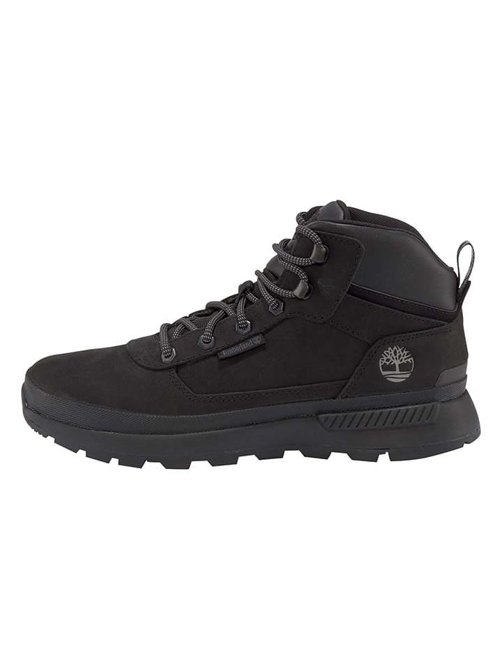 Leder-Boots "Field Trekker" in Schwarz