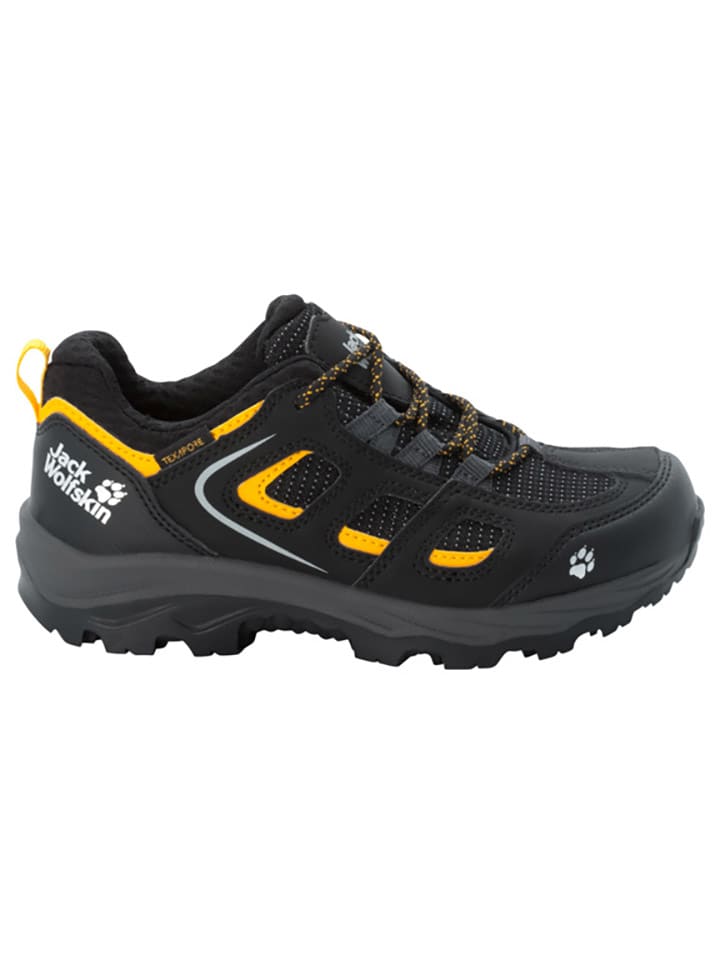 Wanderschuhe "VOJO TEXAPORE" in Schwarz/ Anthrazit/ Gelb