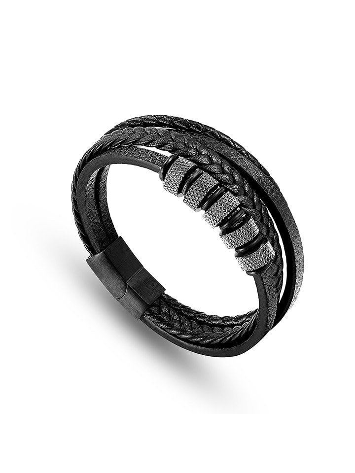 Leder-Armband mit Schmuckelement