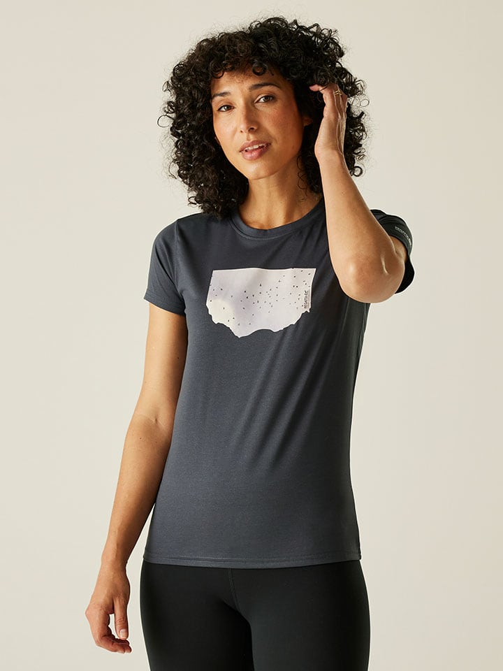 Functioneel shirt "Fingal" antraciet