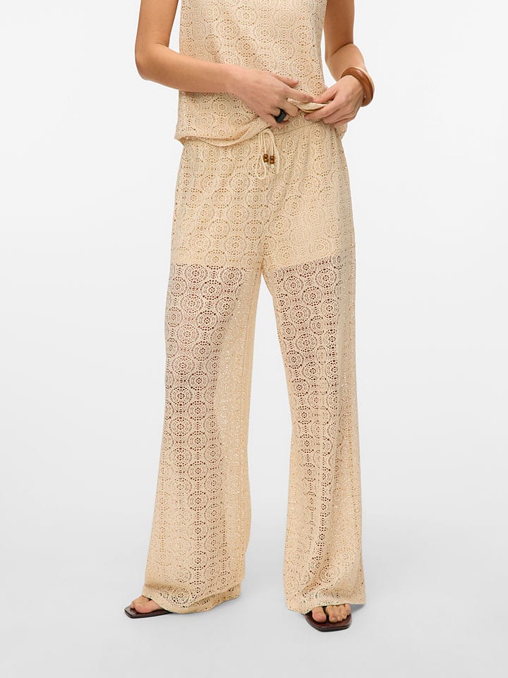 Broek crème