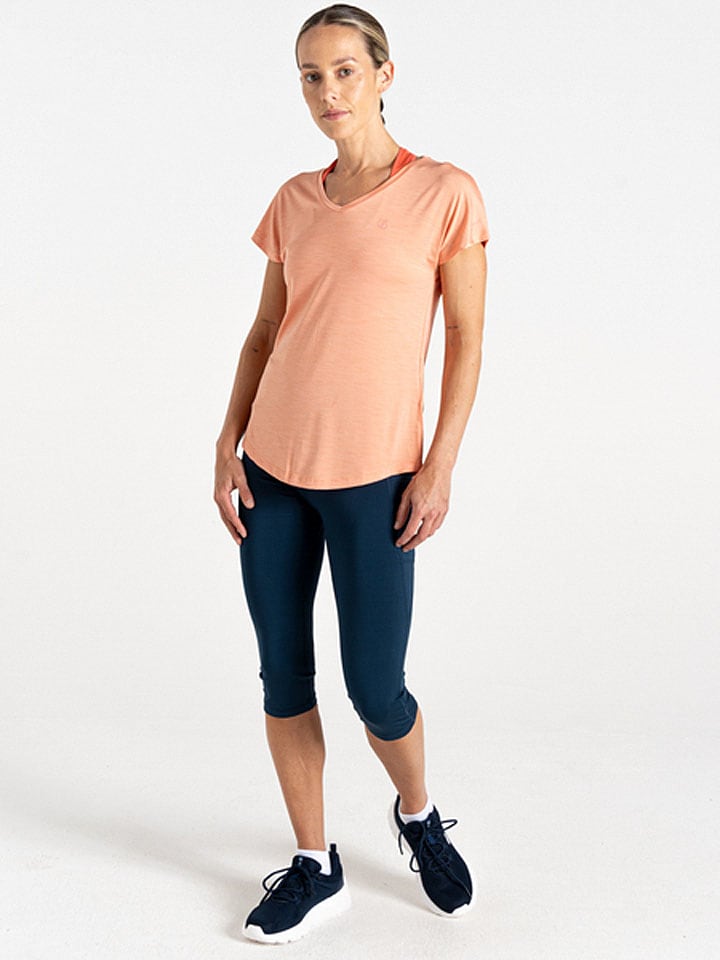 Koszulka sportowa "Vigilant Tee" w kolorze brzoskwiniowym