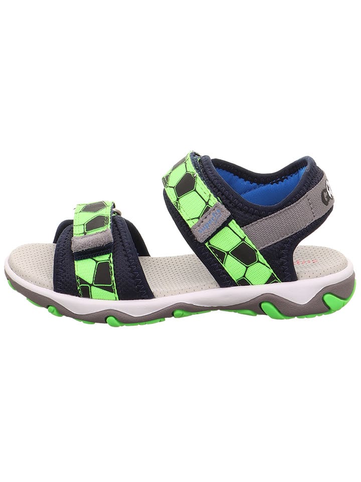 Sandalen "Mike 3.0" in Dunkelblau/ Grün/ Grau