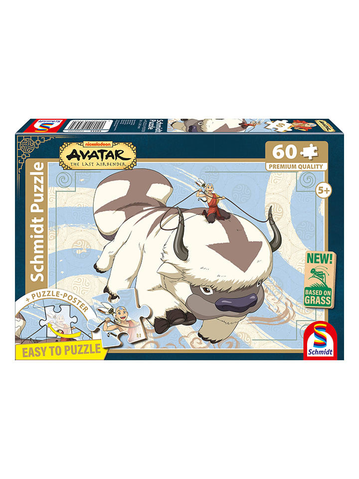 60tlg. Puzzle "Appa und Aang" - ab 5 Jahren