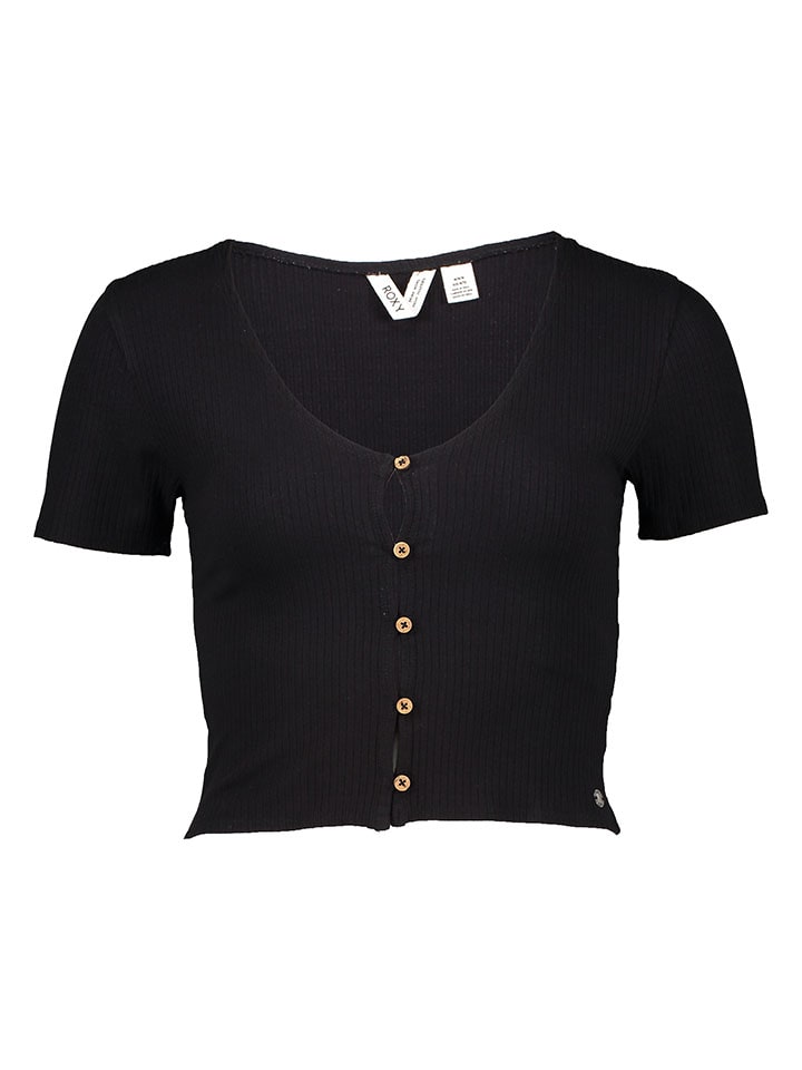 Crop-Top in Schwarz