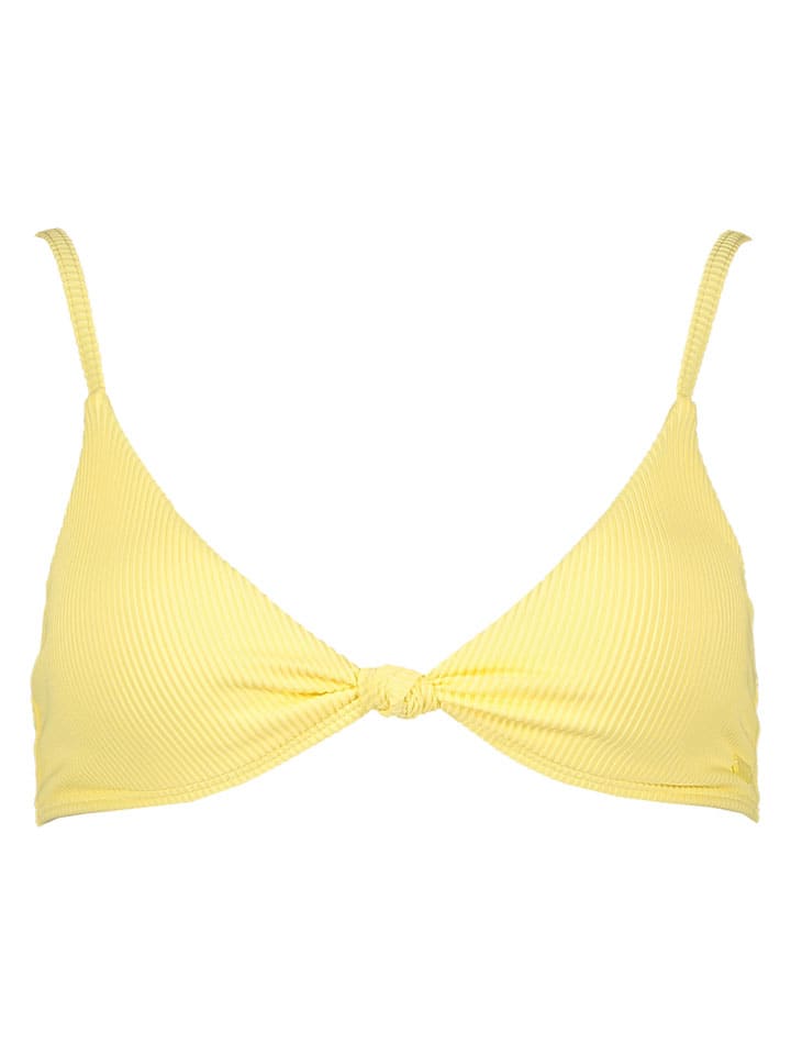 Bikini-Oberteil "Love The Surf" in Gelb