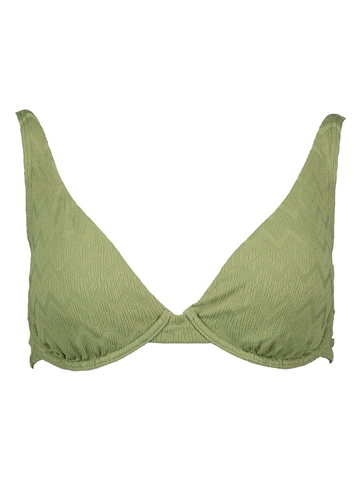 Bikini-Oberteil in Khaki