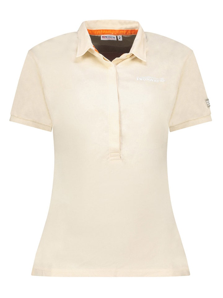 Koszulka polo w kolorze beżowym