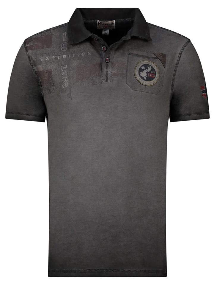 Poloshirt "Kimac" in Schwarz