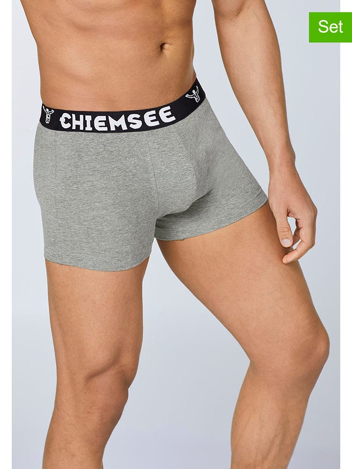 3-delige set: boxershorts grijs