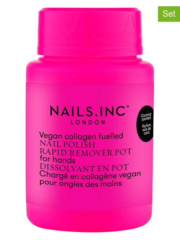 Zmywacz "NPR Neon Pink Collagen" (2 szt.) do paznokci - 50 ml