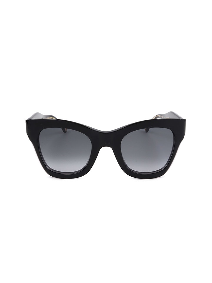 Damen-Sonnenbrille in Schwarz/ Blau